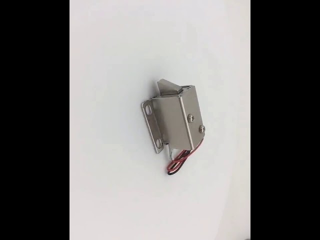 China U1054-2 DC 12V 24V Normally Open Push Pull Electric Solenoid Cabinet Lock for sale