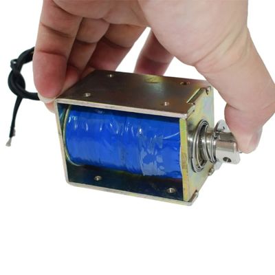 U1668 Open Frame Push Pull Solenoid 25mm Stroke
