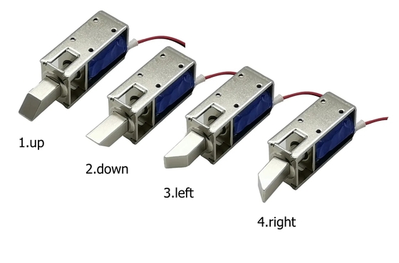 U1054-1D-B Solenoid Door Lock for Storage Cabinet 10mm Stroke B Insulation Class Electroplating