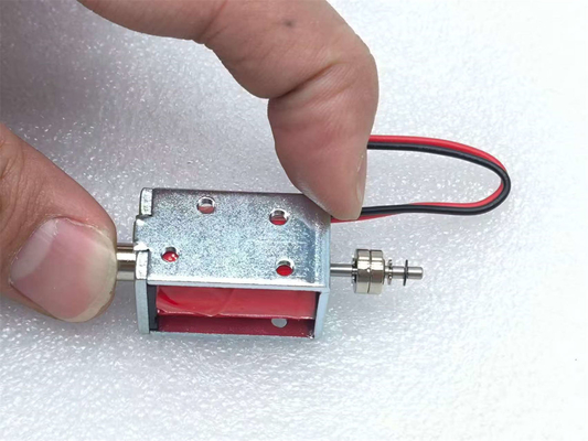 U0629 Open Frame and Small Magnets 24V DC Push Pull Solenoid Small Size Linear Motion Actuator
