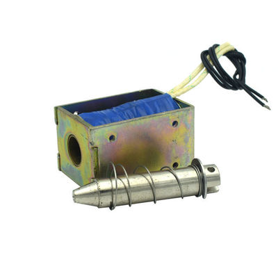 U1668 Mini Frame Solenoid Dc 20mm Stroke 45N Dc 12v 24v Push Solenoid