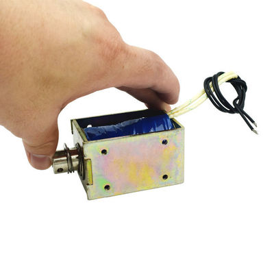 U1668 Mini Frame Solenoid Dc 20mm Stroke 45N Dc 12v 24v Push Solenoid