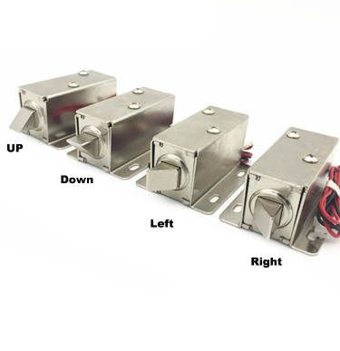 Down/Up 5v 6v 12v 24v Dc Mini Push Pull Solenoid Lock for Cabinet Door