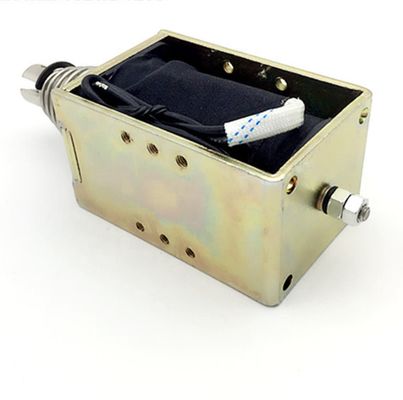 U1578 Solenoid DC 24V 33W 15N Force 20mm Stroke Push Pull Solenoid for Sealing & Baling Computer Cutting Tape Cutting Machine