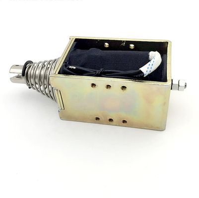 U1578 Solenoid DC 24V 33W 15N Force 20mm Stroke Push Pull Solenoid for Sealing & Baling Computer Cutting Tape Cutting Machine
