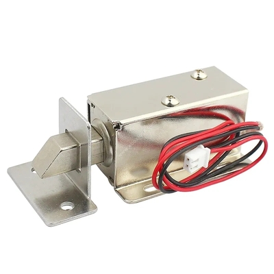 Solenoid Door Lock for Cabinets Drawers and Lockers 360 Degree Reversible Bolt Energy Saving Easy Installation