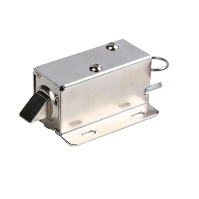 U1054-1b 12V 24V Normally Closed Pull Type Small Electric Electromagnetic Solenoid Lock with Override Function