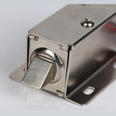 U1054-1b 12V 24V Normally Closed Pull Type Small Electric Electromagnetic Solenoid Lock with Override Function