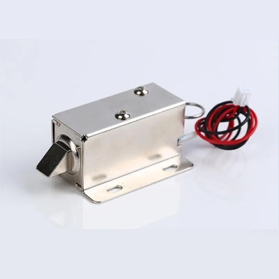 U1054-1b 12V 24V Normally Closed Pull Type Small Electric Electromagnetic Solenoid Lock with Override Function