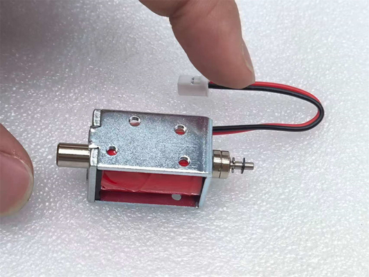 U0629 Open Frame and Small Magnets 24V DC Push Pull Solenoid Small Size Linear Motion Actuator