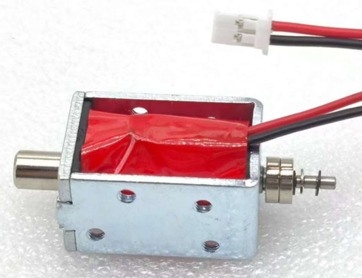 U0629 Open Frame and Small Magnets 24V DC Push Pull Solenoid Small Size Linear Motion Actuator