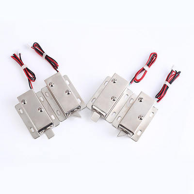 Open Frame Electric Safety Cabinet Lock 12v DC Electrical Control Solenoid Express Parcel Locker Electromagnetic Lock 24v