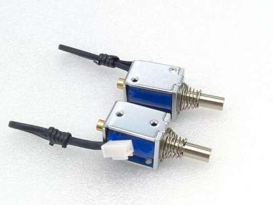 U1879  Stroke 15mm Force 25n Open Frame Tubular Solenoid