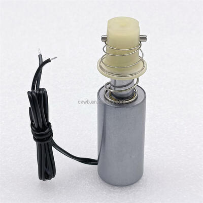 Customized push-pull solenoid T3257L Stroke 15mm Tubular Push Pull Solenoid