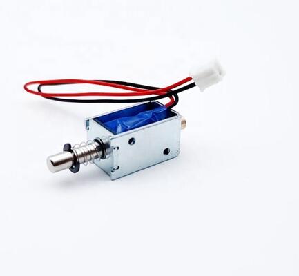 U1253 Open Frame Solenoid 12mm Long Storke Push Pull Solenoid