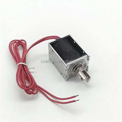 U1253 Open Frame Solenoid 12mm Long Storke Push Pull Solenoid