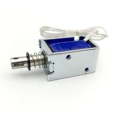 U1253 Open Frame Solenoid 12mm Long Storke Push Pull Solenoid