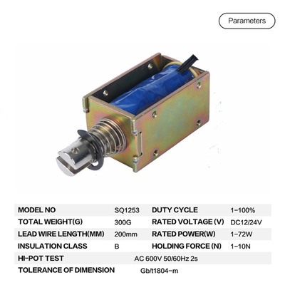 U1253  7.2w 12mm Open Frame Solenoid